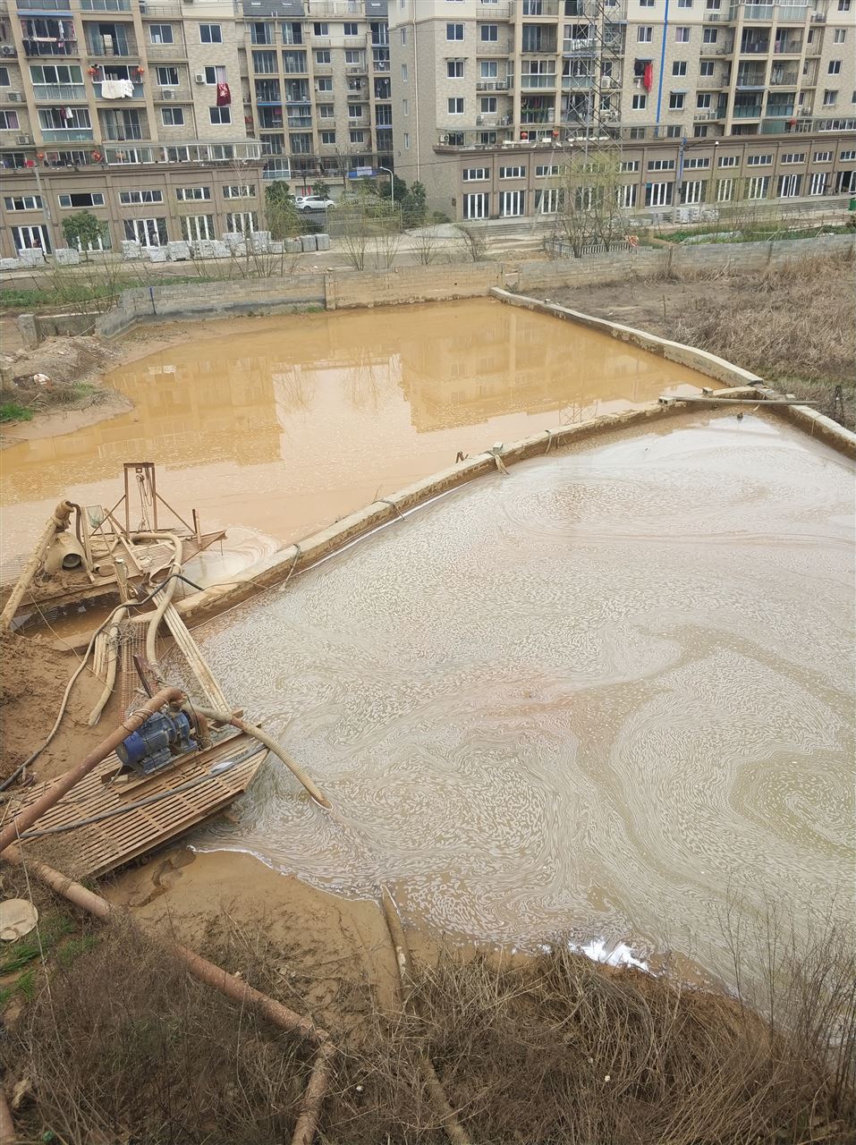 通川沉淀池淤泥清理-厂区废水池淤泥清淤